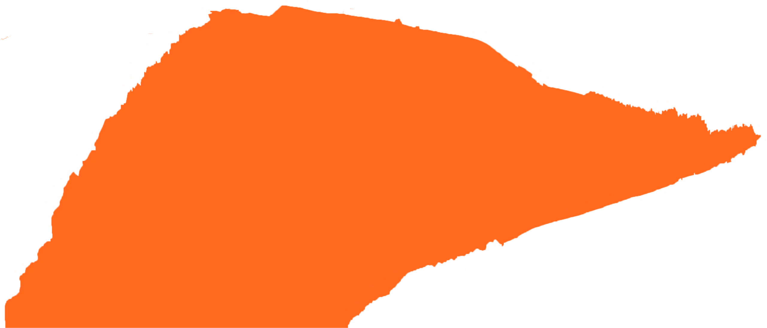 Silhouette eines Berges